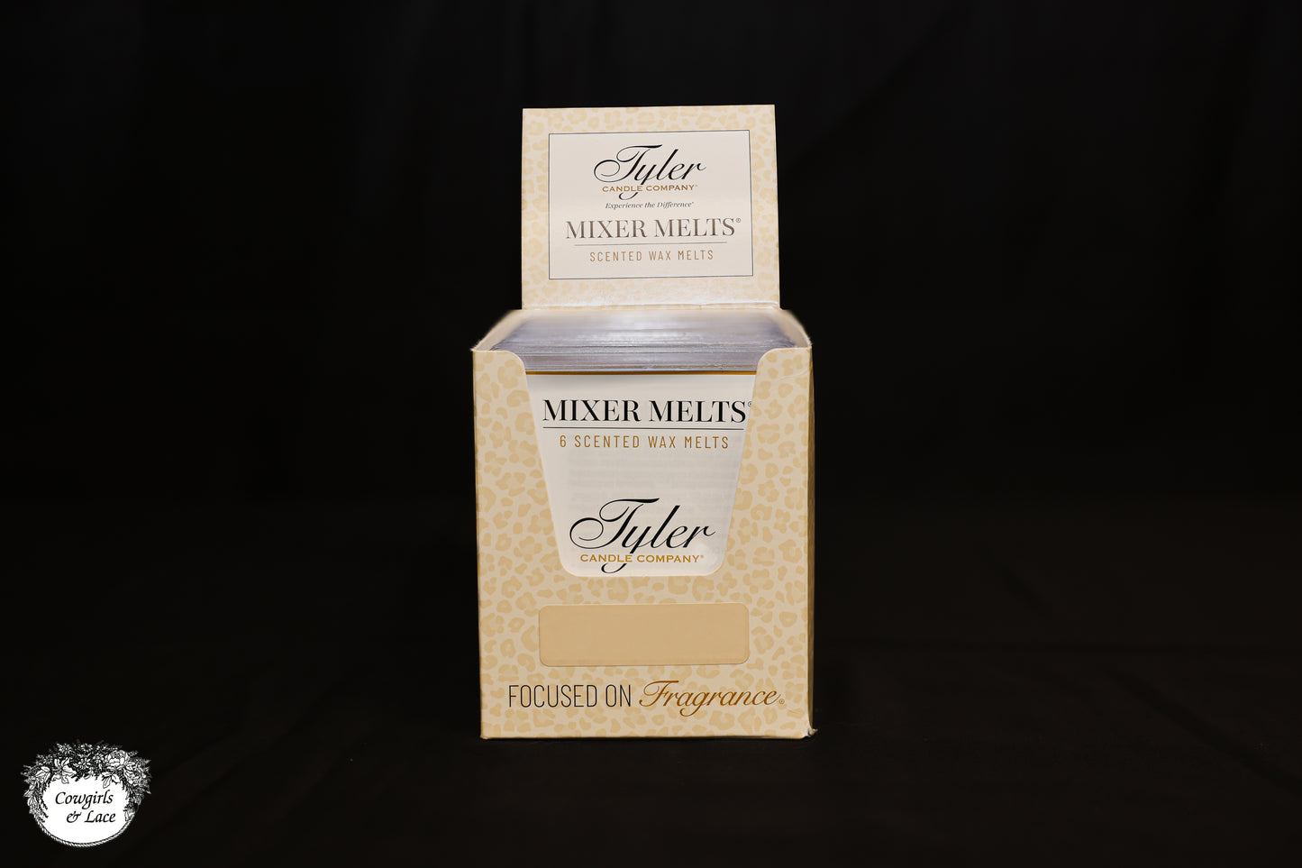 Tyler Candle Co. mixer melts Winter Wonderland scent at Cowgirls & Lace
