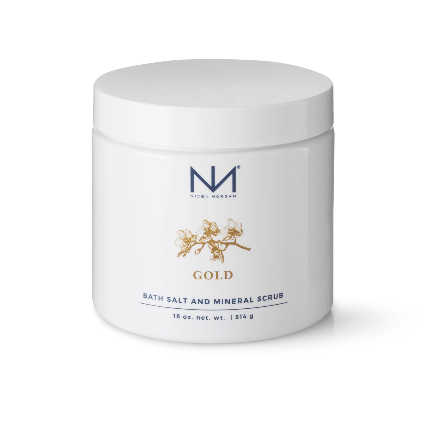 Gold Bath Salts 18 oz by Niven Morgan