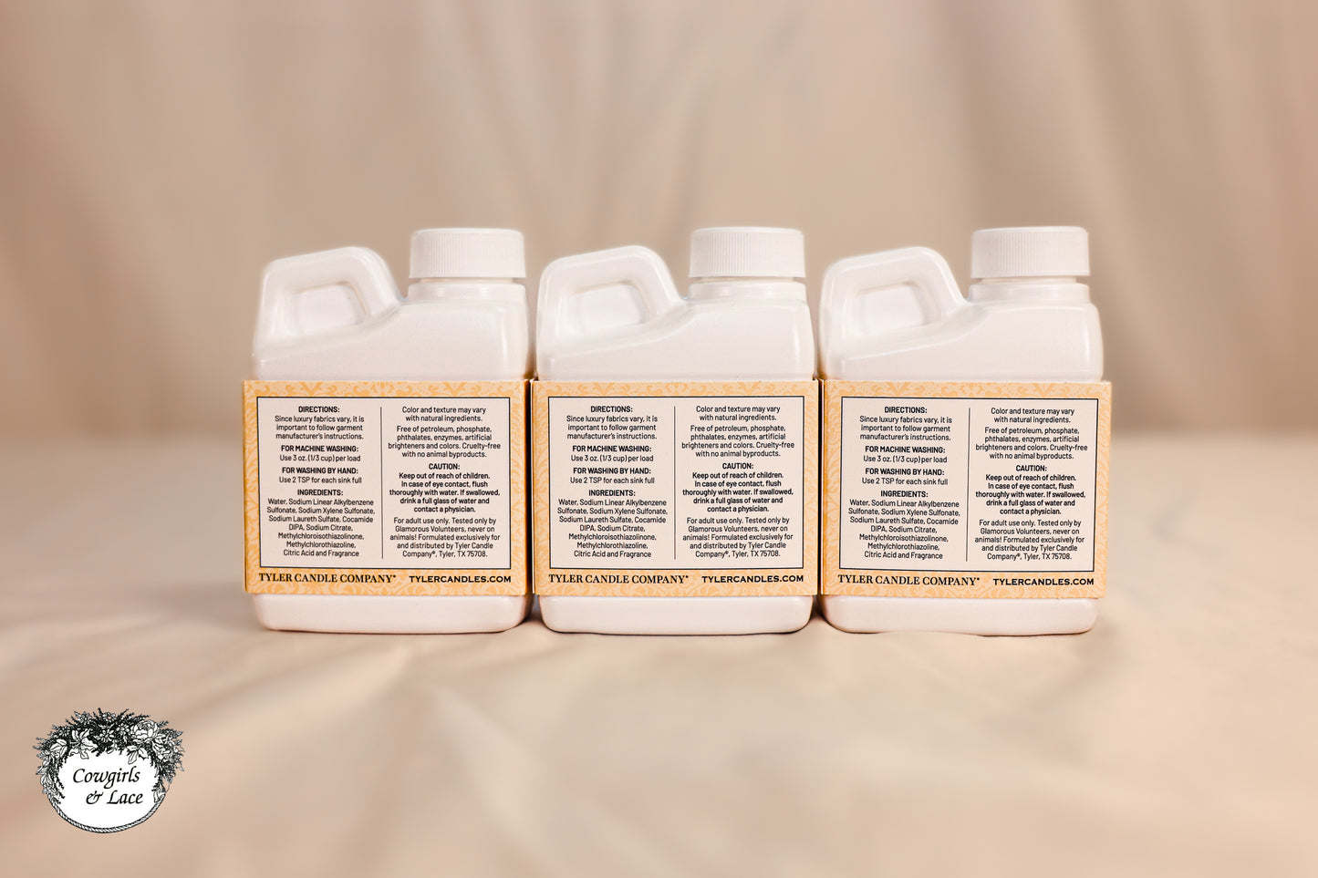 Tyler Candle Co. Glamorous Wash discovery set best sellers at Cowgirls & Lace