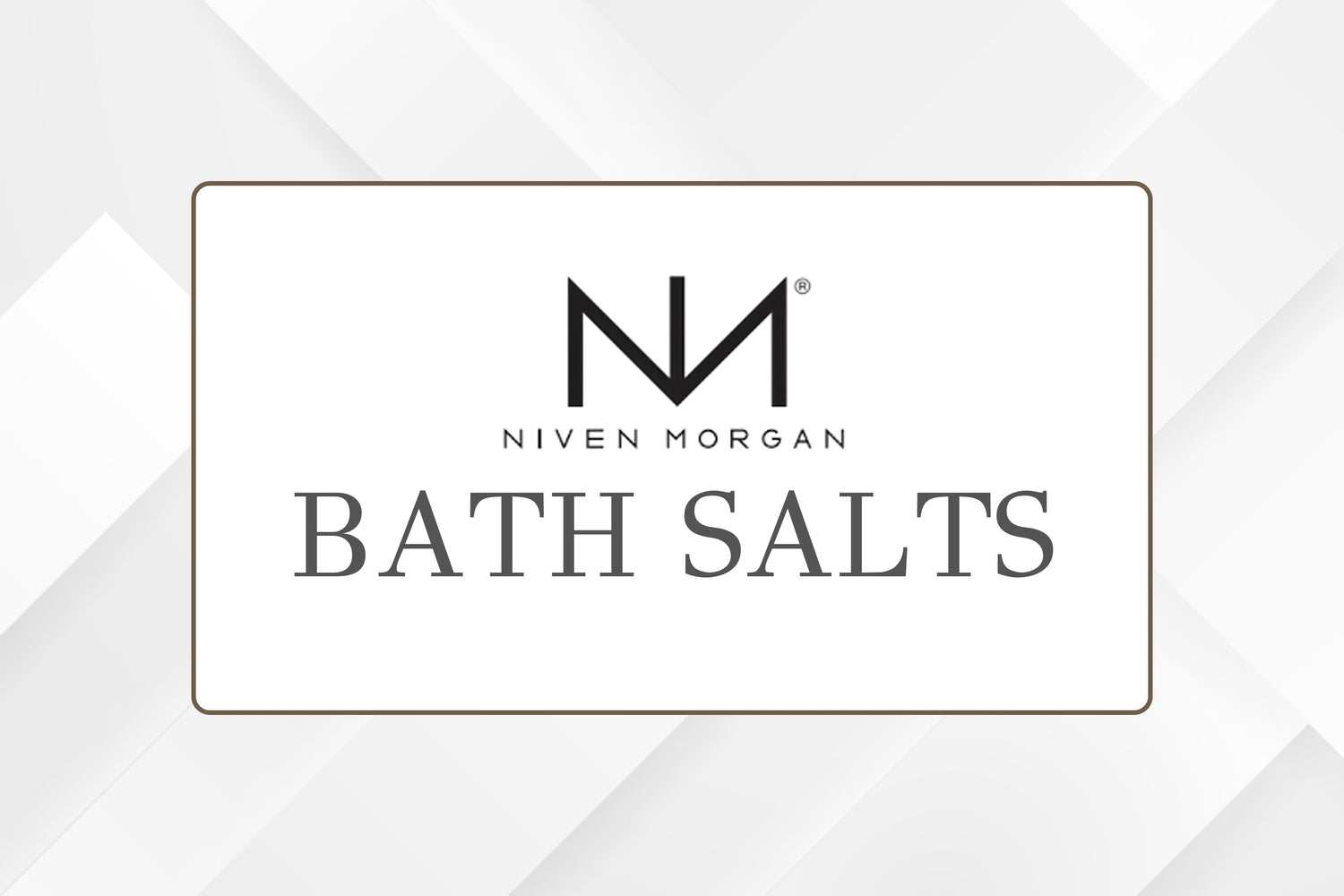 Niven Morgan Bath Salts