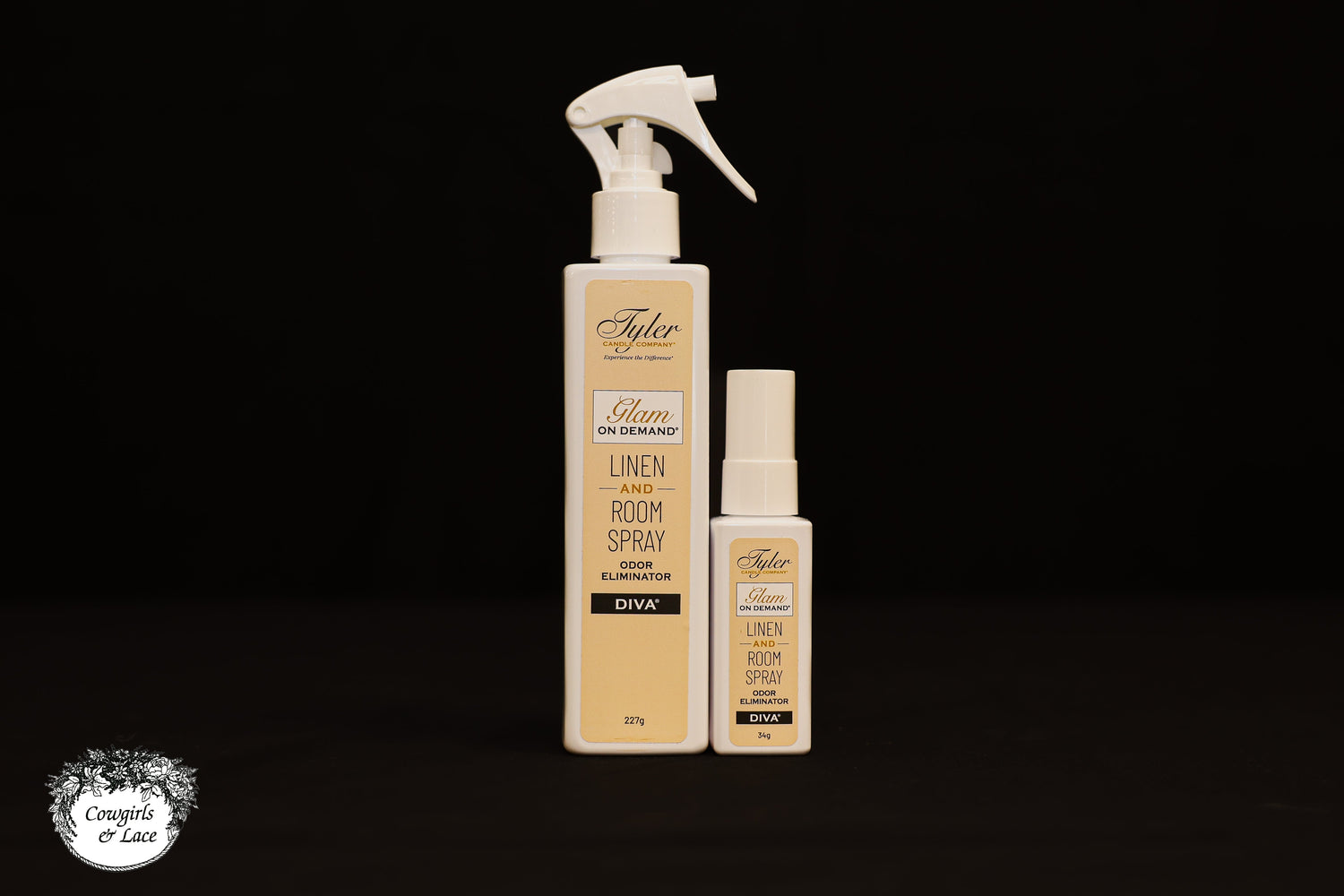 Glam On Demand Room Spray by Tyler Candle Company – 1.2 oz & 8 oz