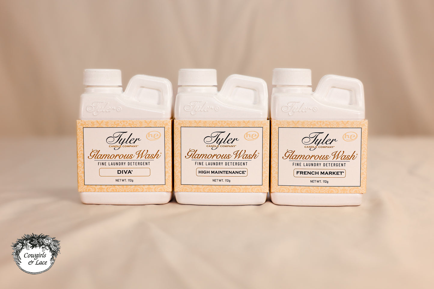 Tyler Candle Co. Glamorous Wash discovery set best sellers at Cowgirls & Lace