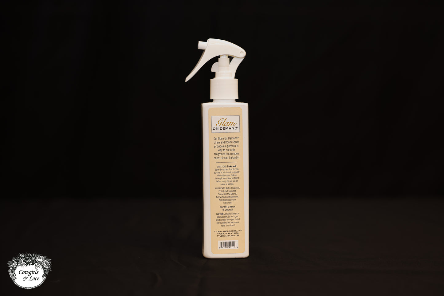 Glam On Demand Room Spray by Tyler Candle Company – 8 oz – Trophy