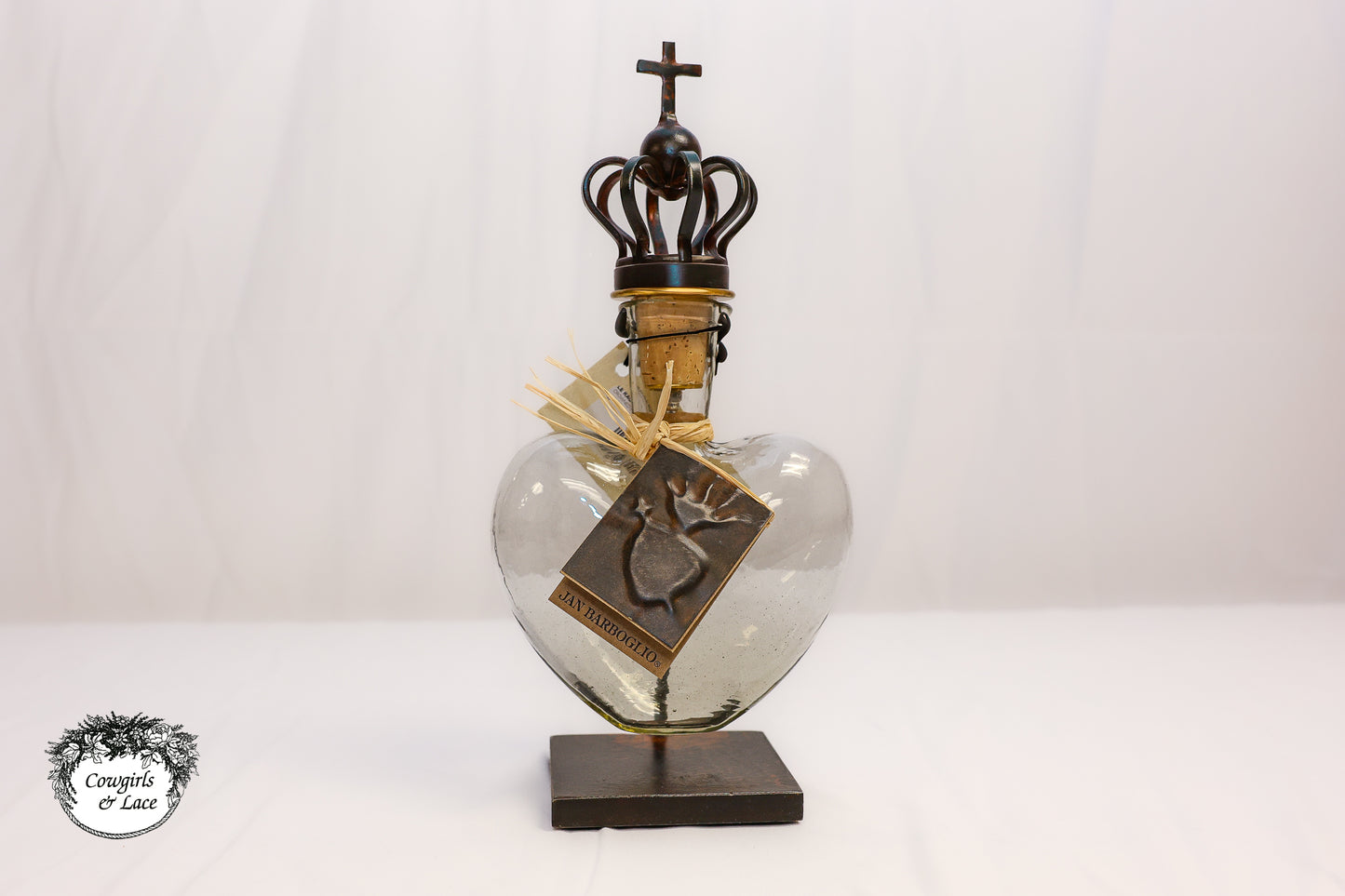 Crowned Heart Decanter by Jan Barboglio