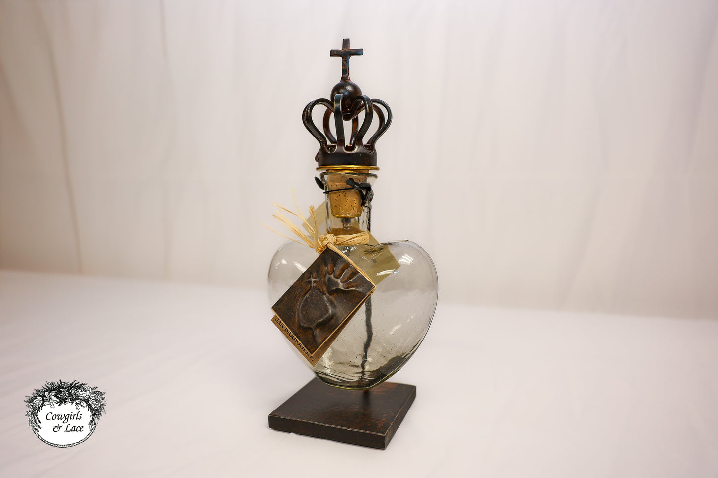 Crowned Heart Decanter by Jan Barboglio
