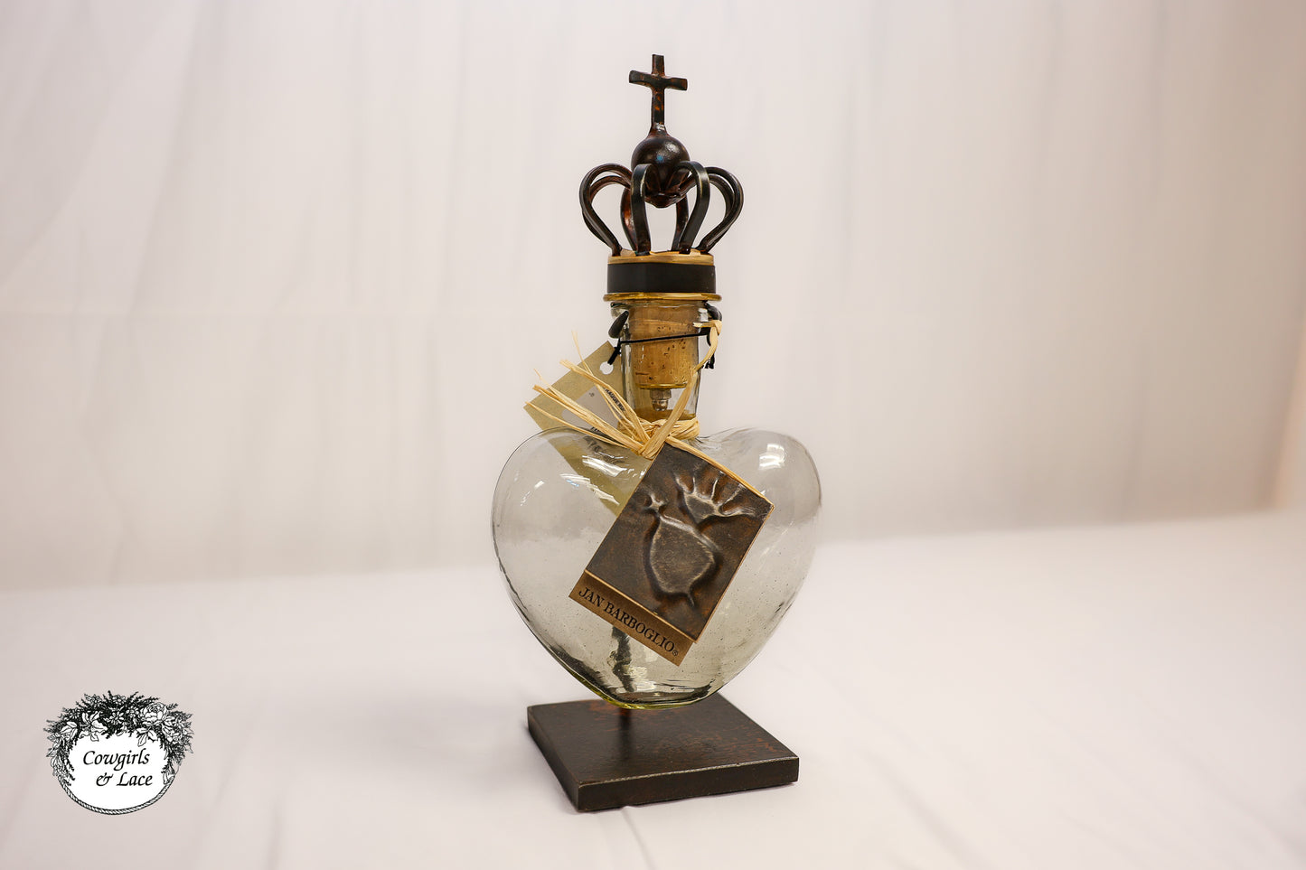 Crowned Heart Decanter by Jan Barboglio